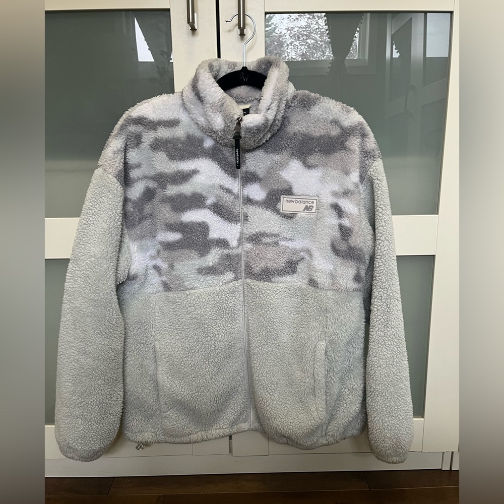 New Balance Sherpa Zip Up Sweater
